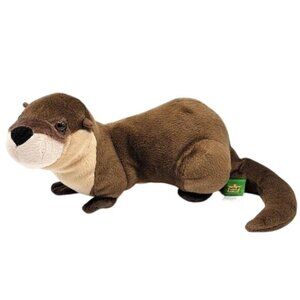 Wild Republic Cuddlekins River Otter Plush Brown 17.5" Realistic Stuffed Animal